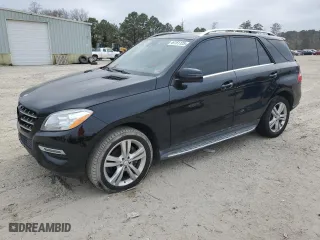 2015 Mercedes-Benz M-Class ML 350 with VIN 4JGDA5HB8FA529972, listed as a Copart auction lot 49161125 with 0 mi miles and Salvage Title. Bid and sale history available at carsss.com. Image 1.