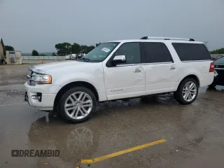 2016 Ford Expedition Max Platinum z VIN 1FMJK1MT5GEF47217, wystawiony jako Copart lot #61463975 z przebiegiem 114 535 mil mil oraz Szkoda całkowita • Salvage title. Historia ofert i sprzedaży dostępna na DreamBid. Obrazek 1.