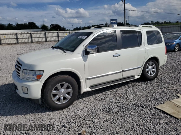 2005 Infiniti QX56 with VIN 5N3AA08C85N803975, listed as a Copart auction lot 51821625 with 146,924 mi miles and Salvage Title. Bid and sale history available at DreamBid. Image 1.