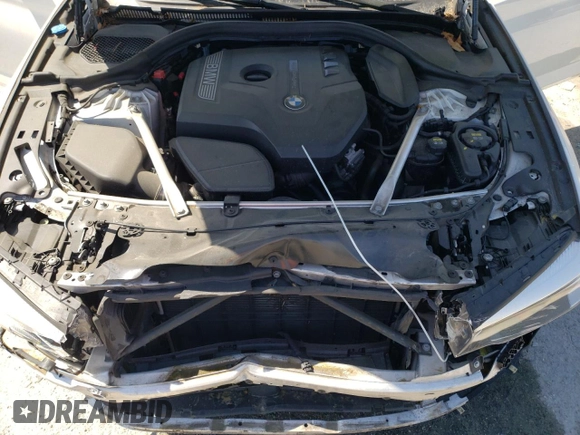 2019 BMW 5 Series 530i with VIN WBAJA5C5XKBX46918, listed as a Copart auction lot 53483355 with 47,208 mi miles and Salvage Title. Bid and sale history available at carsss.com. Image 11.