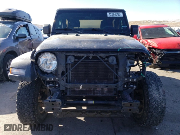 2018 Jeep Wrangler Sport with VIN 1C4GJXAG1JW193743, listed as a Copart auction lot 42694505 with 72,085 mi miles and Salvage Title. Bid and sale history available at carsss.com. Image 5.