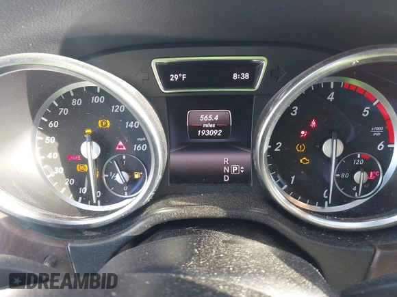 2015 Mercedes-Benz GL-Class GL 350 BlueTEC with VIN 4JGDF2EE4FA449373, listed as a IAAI auction lot 41164029 with 193,092 mi miles. Bid and sale history available at carsss.com. Image 7.