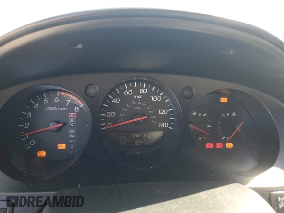 2001 Acura MDX Touring Pkg with VIN 2HNYD18681H530830, listed as a Copart auction lot 49691415 with 184,743 mi miles and Clean Title. Bid and sale history available at carsss.com. Image 9.