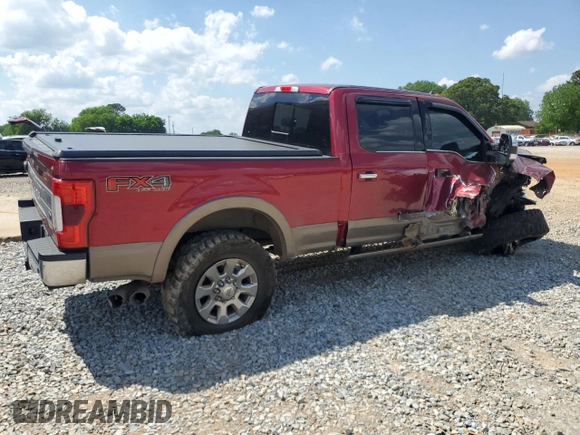 2019 Ford F-250 XL with VIN 1FT7W2BT5KEF75118, listed as a Copart auction lot 54693825 with 121,705 mi miles and Salvage title. Bid and sale history available at DreamBid. Image 3.