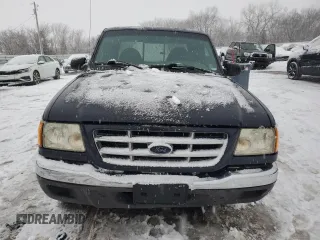 2001 Ford Ranger XLT Appearance with VIN 1FTYR14E11PA62827, listed as a Copart auction lot 87845045 with 142,748 mi miles and Salvage Title. Bid and sale history available at DreamBid. Image 5.