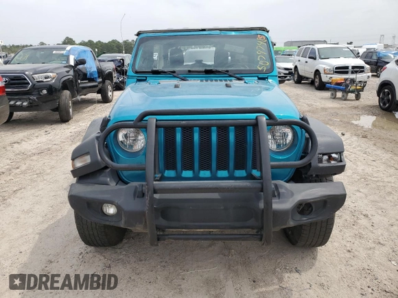 2020 Jeep Wrangler Unlimited Willys with VIN 1C4HJXDN4LW137202, listed as a Copart auction lot 50797485 with 109,509 mi miles and Salvage title. Bid and sale history available at DreamBid. Image 5.