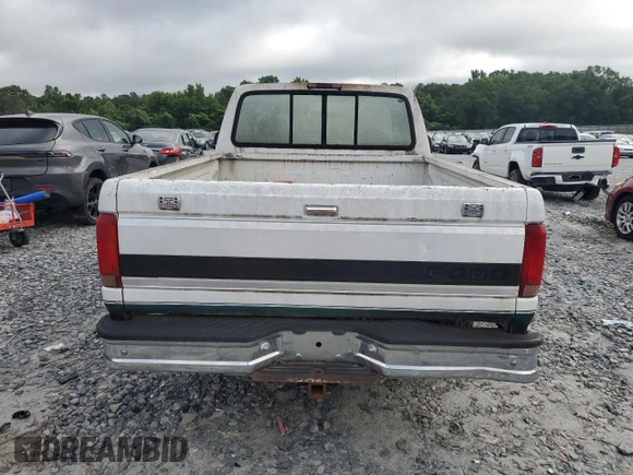 1996 Ford F-150 z VIN 1FTEX14H3TKA50259, wystawiony jako Copart lot #61027725 z przebiegiem Nie podano mil oraz Czysty tytuł • Clean title. Historia ofert i sprzedaży dostępna na DreamBid. Obrazek 6.