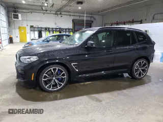 2020 BMW X3 M Competition with VIN 5YMTS0C08L9B65601, listed as a Copart auction lot 69317924 with 52,109 mi miles and Salvage Title. Bid and sale history available at carsss.com. Image 1.