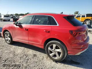 2021 Audi Q3 Premium with VIN WA1AUCF33M1062126, listed as a Copart auction lot 47980435 with 77,600 mi miles and Salvage Title. Bid and sale history available at carsss.com. Image 2.