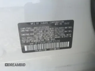 2022 Subaru Forester Touring with VIN JF2SKARC6NH530599, listed as a Copart auction lot 55278035 with 12,118 mi miles and Salvage title. Bid and sale history available at DreamBid. Image 13.