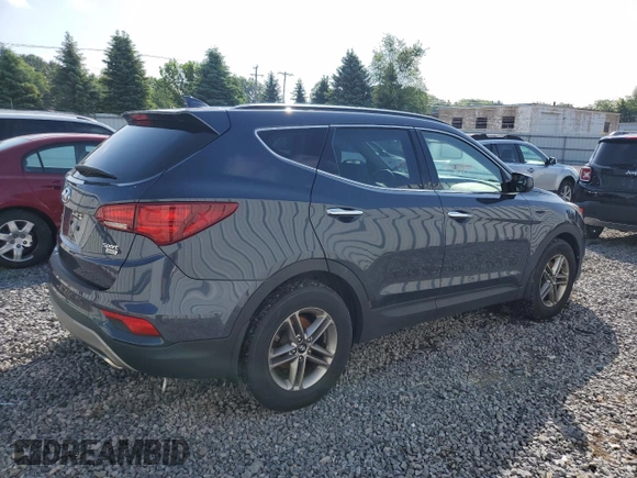 2017 Hyundai Santa Fe 2.4L with VIN 5NMZUDLB1HH005770, listed as a Copart auction lot 60734225 with 58,597 mi miles and Clean title. Bid and sale history available at DreamBid. Image 3.
