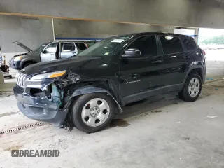 2016 Jeep Cherokee Sport z VIN 1C4PJMAB9GW121474, wystawiony jako Copart lot #62475455 z przebiegiem 128 939 mil mil oraz Szkoda całkowita • Salvage title. Historia ofert i sprzedaży dostępna na DreamBid. Obrazek 1.