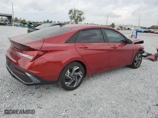 2025 Hyundai Elantra SEL Sport with VIN KMHLM4DG5SU896982, listed as a Copart auction lot 47922925 with 2,027 mi miles and Salvage Title. Bid and sale history available at carsss.com. Image 3.