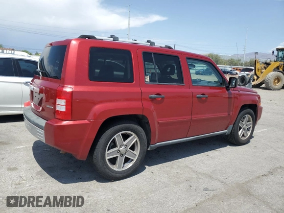 2007 Jeep Patriot Limited with VIN 1J8FF48W27D320375, listed as a Copart auction lot 59554445 with 223,495 mi miles and Salvage title. Bid and sale history available at DreamBid. Image 3.