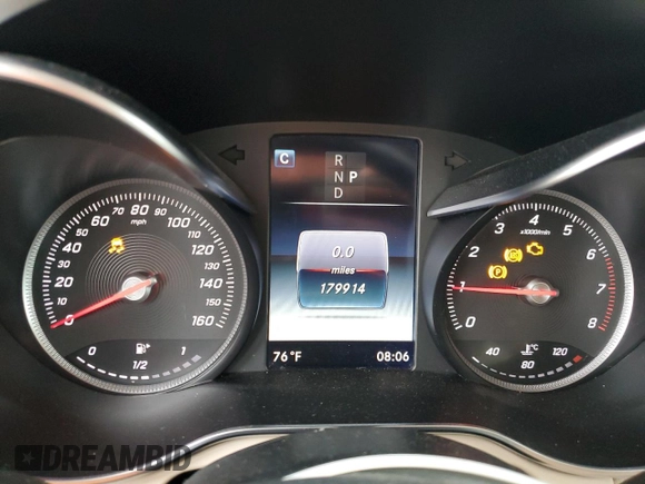 2017 Mercedes-Benz GLC with VIN WDC0G4JB5HF191906, listed as a Copart auction lot 51612225 with 179,914 mi miles and Clean Title. Bid and sale history available at carsss.com. Image 9.