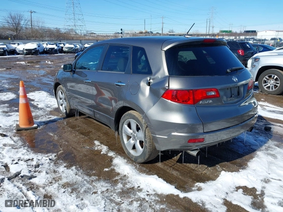 2007 Acura RDX with VIN 5J8TB18237A021790, listed as a IAAI auction lot 41604769 with 170,968 mi miles. Bid and sale history available at carsss.com. Image 3.