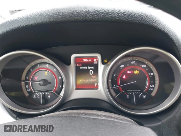 2018 Dodge Journey SE with VIN 3C4PDCAB1JT446005, listed as a IAAI auction lot 42001854 with 70,074 mi miles and . Bid and sale history available at DreamBid. Image 7.