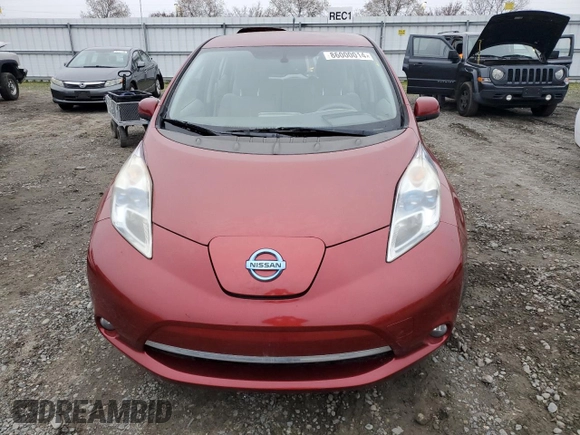 2011 Nissan LEAF SL with VIN JN1AZ0CP2BT003585, listed as a Copart auction lot 86000014 with 95,916 mi miles and Clean Title. Bid and sale history available at carsss.com. Image 5.