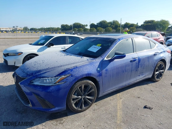 2023 Lexus ES with VIN 58AJZ1B16PU160025, listed as a IAAI auction lot 41886944 with 36,391 mi miles. Bid and sale history available at carsss.com. Image 2.