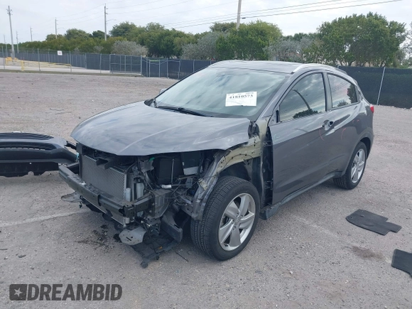 2019 Honda HR-V EX with VIN 3CZRU5H56KM728523, listed as a IAAI auction lot 41810573 with 55,095 mi miles. Bid and sale history available at carsss.com. Image 18.