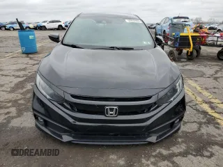 2019 Honda Civic Sport with VIN 2HGFC2F80KH567335, listed as a Copart auction lot 52852995 with 58,253 mi miles and Salvage Title. Bid and sale history available at DreamBid. Image 5.