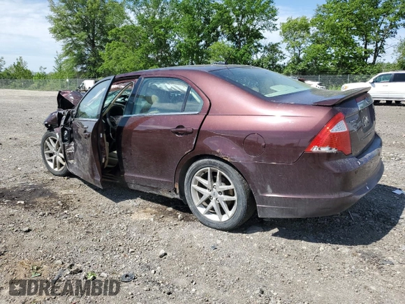 2012 Ford Fusion SEL with VIN 3FAHP0JA4CR192801, listed as a Copart auction lot 57425405 with 226,575 mi miles and Salvage title. Bid and sale history available at DreamBid. Image 2.