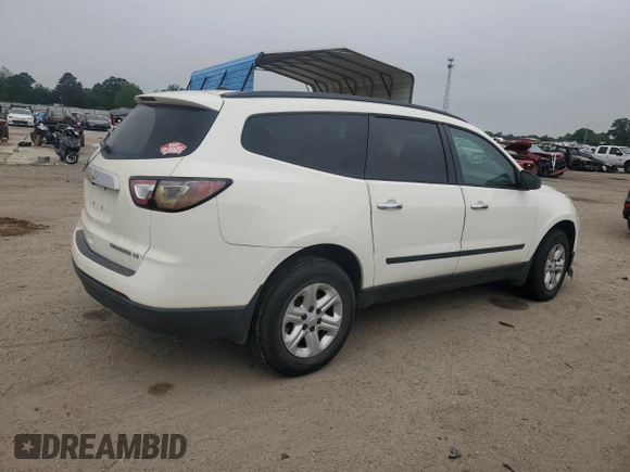 2014 Chevrolet Traverse LS z VIN 1GNKRFED5EJ340184, wystawiony jako Copart lot #54798975 z przebiegiem 197 728 mil mil oraz Czysty tytuł • Clean title. Historia ofert i sprzedaży dostępna na DreamBid. Obrazek 3.