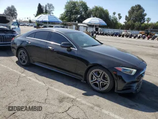 2019 Mercedes-Benz CLS 450 with VIN WDD2J5JB1KA001406, listed as a Copart auction lot 57809865 with 70,292 mi miles and Salvage title. Bid and sale history available at DreamBid. Image 4.