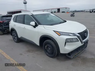 2023 Nissan Rogue SV with VIN 5N1BT3BB9PC897677, listed as a IAAI auction lot 42056626 with 33,324 mi miles. Bid and sale history available at carsss.com. Image 1.