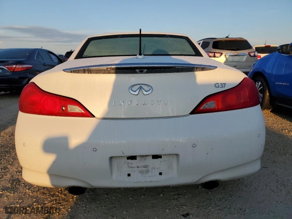 2012 Infiniti G37 Convertible with VIN JN1CV6FE9CM202288, listed as a Copart auction lot 74030244 with 0 mi miles and Non Repairable. Bid and sale history available at carsss.com. Image 6.