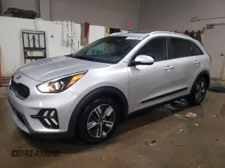 2020 Kia Niro EX Premium with VIN KNDCE3LC4L5370977, listed as a Copart auction lot 46602015 with 111,462 mi miles and Salvage Title. Bid and sale history available at carsss.com. Image 1.