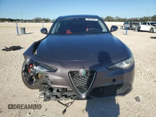 2018 Alfa Romeo Giulia Ti Sport with VIN ZARFAECN8J7580740, listed as a Copart auction lot 79091504 with 81,981 mi miles and Salvage Title. Bid and sale history available at carsss.com. Image 5.