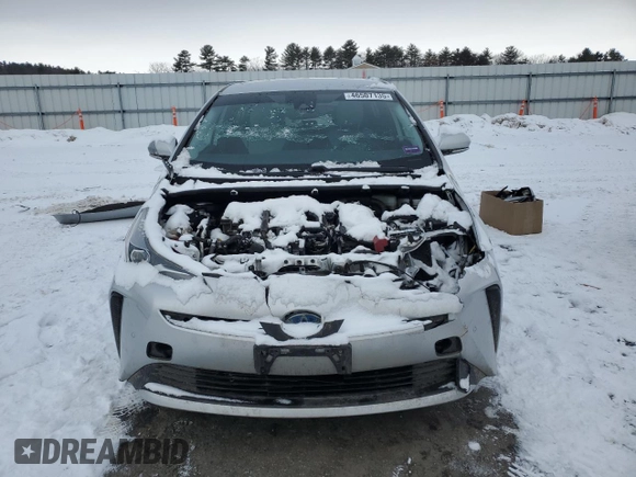 2019 Toyota Prius L Eco with VIN JTDKARFU5K3092583, listed as a Copart auction lot 46507135 with 71,690 mi miles and Salvage Title. Bid and sale history available at carsss.com. Image 5.