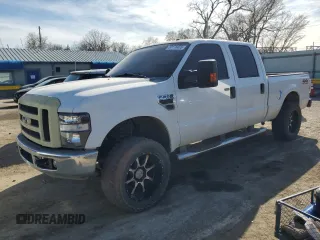 2008 Ford Super Duty F-250 SRW XL with VIN 1FTSW21R38ED40659, listed as a Copart auction lot 50178455 with 222,666 mi miles and Clean Title. Bid and sale history available at carsss.com. Image 1.
