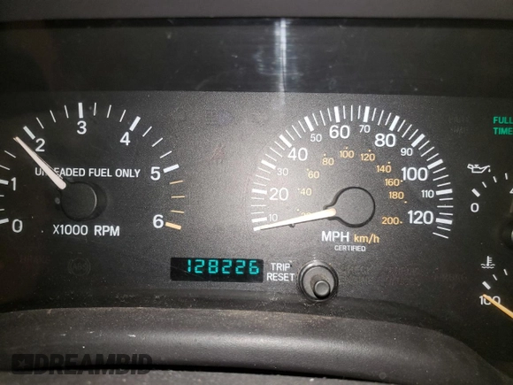 1998 Jeep Cherokee Sport with VIN 1J4FJ68S2WL239891, listed as a Copart auction lot 62966025 with 128,226 mi miles and Clean title. Bid and sale history available at DreamBid. Image 9.