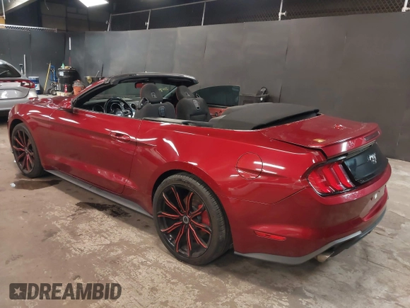 2019 Ford Mustang EcoBoost with VIN 1FATP8UH2K5205502, listed as a IAAI auction lot 41817355 with 42,789 mi miles and . Bid and sale history available at carsss.com. Image 3.