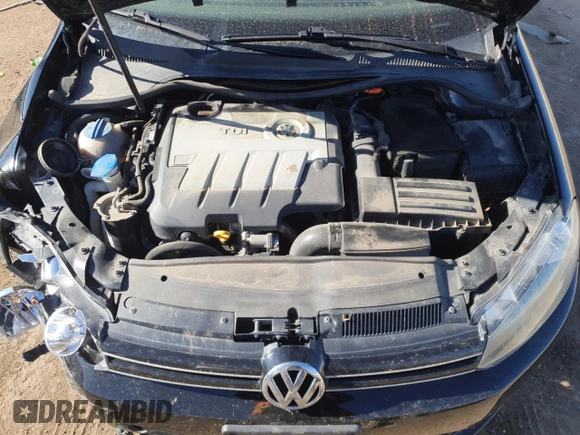 2014 Volkswagen Jetta TDI w/Sunroof & Nav with VIN 3VWPL7AJ9EM609790, listed as a Copart auction lot 55162125 with 116,870 mi miles and Salvage title. Bid and sale history available at DreamBid. Image 11.