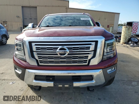 2021 Nissan Titan SV z VIN 1N6AA1FBXMN513634, wystawiony jako Copart lot #41454345 z przebiegiem 110 134 mil mil oraz Szkoda całkowita • Salvage title. Historia ofert i sprzedaży dostępna na DreamBid. Obrazek 5.
