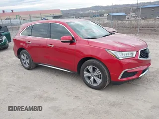 2020 Acura MDX with VIN 5J8YD4H33LL057651, listed as a IAAI auction lot 41886742 with 45,351 mi miles. Bid and sale history available at carsss.com. Image 1.