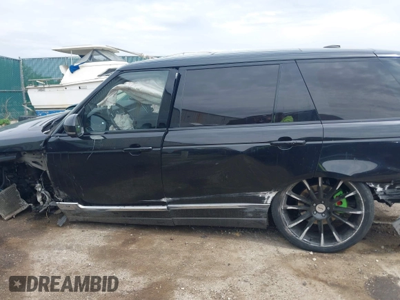 2014 Land Rover Range Rover Supercharged with VIN SALGS3TF8EA195740, listed as a IAAI auction lot 42190353 with 181,914 mi miles and . Bid and sale history available at DreamBid. Image 15.