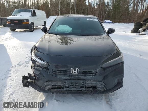 2022 Honda Civic Sedan Sport with VIN 2HGFE2F5XNH109760, listed as a Copart auction lot 42228925 with 111,046 mi miles and Salvage Title. Bid and sale history available at carsss.com. Image 5.