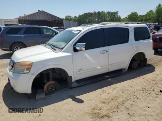 2008 Nissan Armada LE z VIN 5N1BA08C68N615747, wystawiony jako Copart lot #52680325 z przebiegiem 242 131 mil mil oraz Czysty tytuł • Clean title. Historia ofert i sprzedaży dostępna na DreamBid. Obrazek 1.