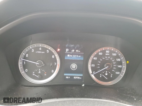 2018 Hyundai Sonata SEL with VIN 5NPE34AFXJH658789, listed as a Copart auction lot 47558645 with 82,936 mi miles and Salvage Title. Bid and sale history available at carsss.com. Image 9.