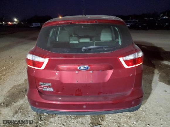 2013 Ford C-Max Energi SEL with VIN 1FADP5CU0DL524168, listed as a Copart auction lot 86360124 with 0 mi miles and Non Repairable. Bid and sale history available at carsss.com. Image 6.