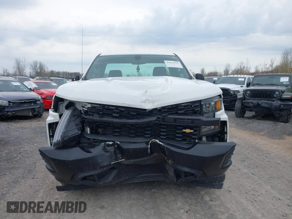 2021 Chevrolet Silverado 1500 Work Truck with VIN 3GCNWAEH5MG369642, listed as a IAAI auction lot 42029233 with 93,036 mi miles. Bid and sale history available at carsss.com. Image 12.