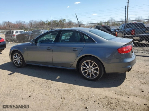 2016 Audi A4 Premium with VIN WAUBFAFLXGN018577, listed as a Copart auction lot 49709055 with 99,834 mi miles and Salvage Title. Bid and sale history available at carsss.com. Image 2.