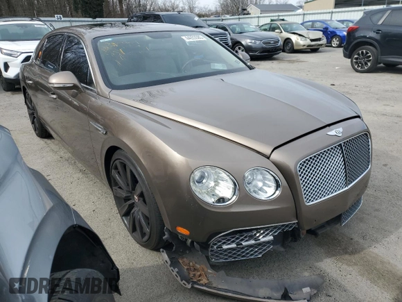 2014 Bentley Flying Spur with VIN SCBEC9ZA1EC090152, listed as a Copart auction lot 44933585 with 85,146 mi miles and Salvage title. Bid and sale history available at DreamBid. Image 4.