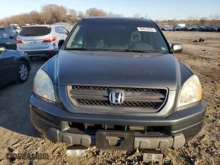 2003 Honda Pilot EX with VIN 2HKYF185X3H541247, listed as a Copart auction lot 46975335 with 186,195 mi miles and Salvage Title. Bid and sale history available at carsss.com. Image 5.