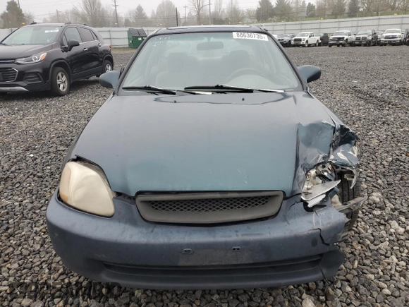 1998 Honda Civic EX with VIN 2HGEJ8546WH619981, listed as a Copart auction lot 88636735 with 208,240 mi miles and Salvage Title. Bid and sale history available at carsss.com. Image 5.