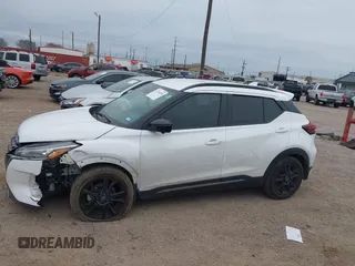 2023 Nissan Kicks SR with VIN 3N1CP5DV5PL477504, listed as a IAAI auction lot 41264248 with 35,522 mi miles and . Bid and sale history available at carsss.com. Image 14.